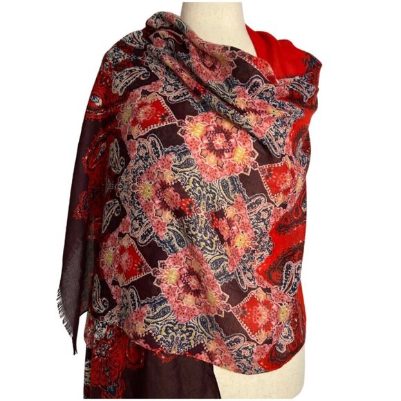 Multicolored all season Wrap - Picture 2 of 5